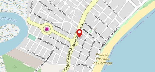 Master Burger no mapa