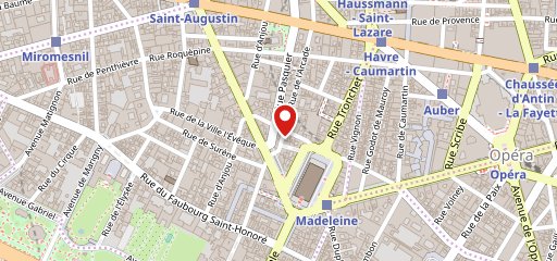 Matteo Pizza Paris 8 Madeleine sur la carte