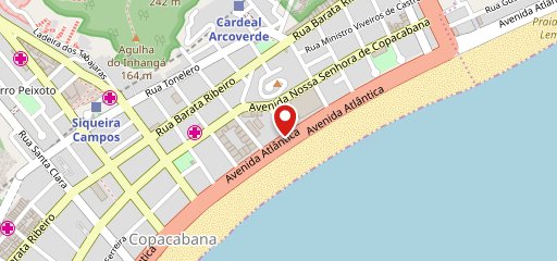 Maxim's Rio - (Copacabana) no mapa