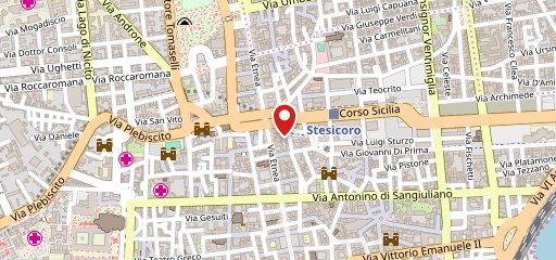 McDonald's Catania Stesicoro sulla mappa