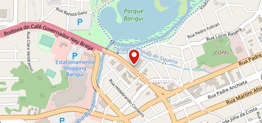 McDonald's Barigui Drive no mapa