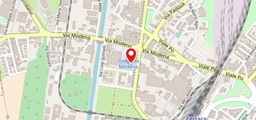 McDonald's Ferrara Via Modena sulla mappa