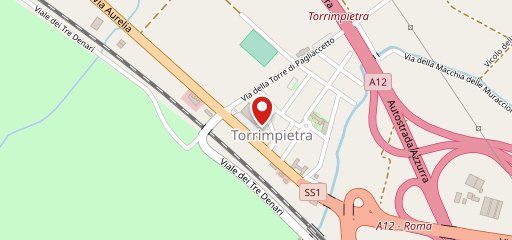 McDonald's - Fiumicino Torrimpietra sur la carte