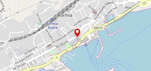 McDonald's Formia via Vitruvio sulla mappa