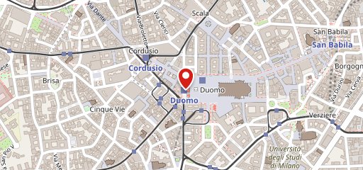 McDonald's Milano Duomo sulla mappa