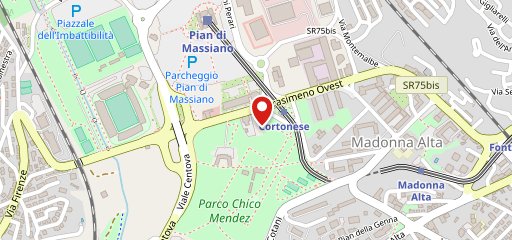 McDonald's Perugia Stadio sulla mappa