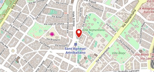 McDonald's Roma Sant'Agnese - Annibaliano sulla mappa