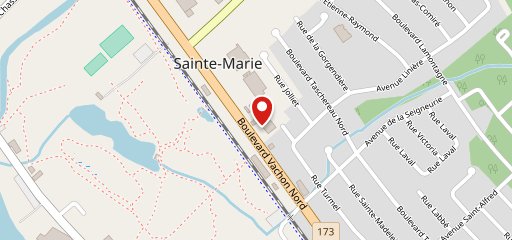 McDonald's Sainte-Marie sur la carte