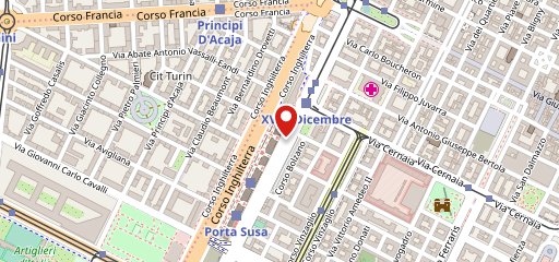 McDonald's Torino Porta Susa Stazione sulla mappa