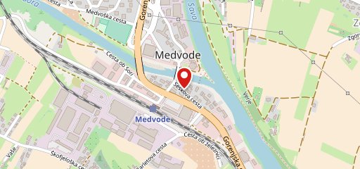 Medvode sur la carte