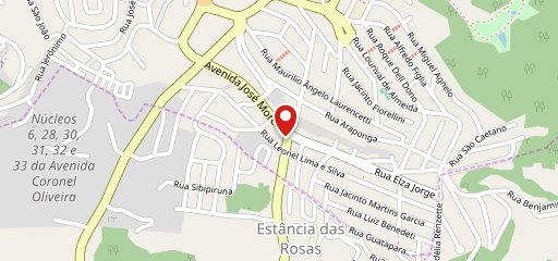 Mega Esfiha Esperança no mapa