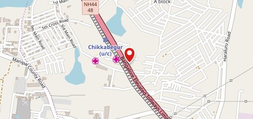 Meghana Foods - Singasandra on map