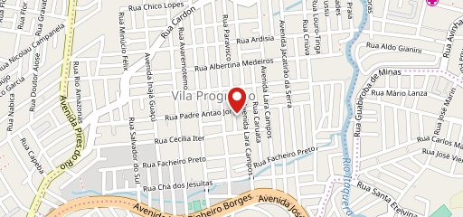 Melo Pizzaria no mapa