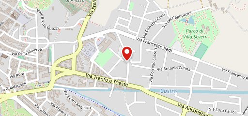 Menchetti Arezzo sur la carte