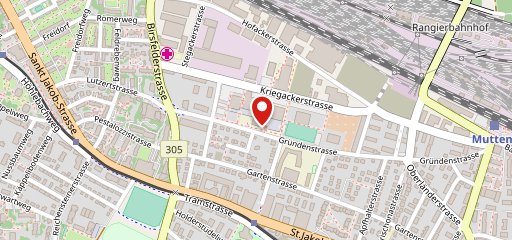 Mensa BBZ BL und Gymnasium Muttenz sulla mappa