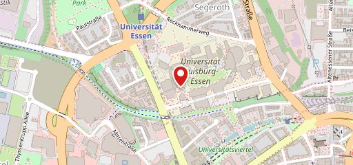 Mensa, Campus Essen sur la carte