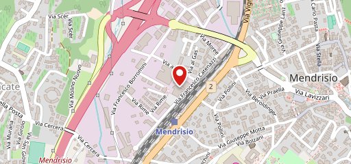 Mensa Campus Mendrisio sulla mappa