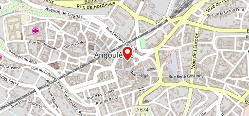 Hôtel Mercure Angoulême sur la carte