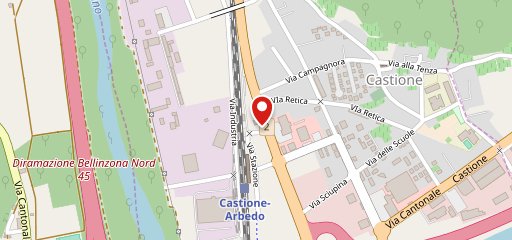 Ristorante Pizzeria Meridiano Castione sulla mappa