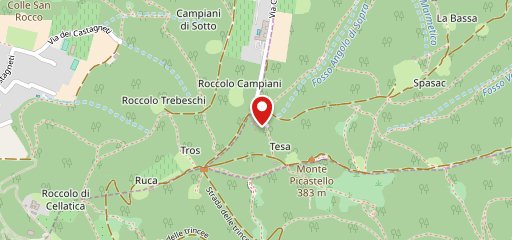 Trattoria Merlo sur la carte