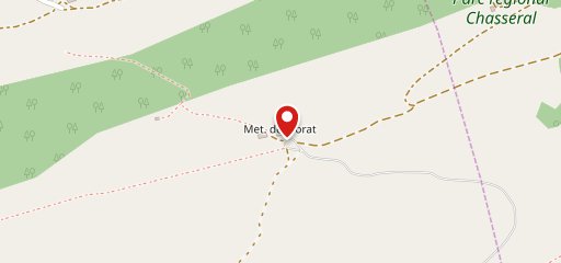 Métairie de Morat sur la carte