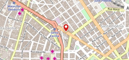 METRO SANTA CECILIA no mapa