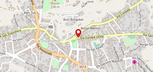 Trattoria da Miculan sulla mappa