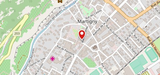 restaurant Migros - Martigny - Manoir sulla mappa