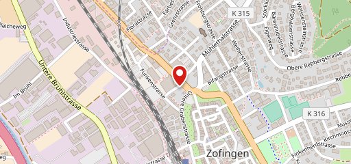 Migros-Restaurant - Zofingen sur la carte