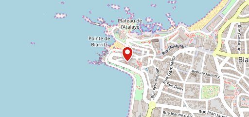 Bar Café Miguel Biarritz sur la carte