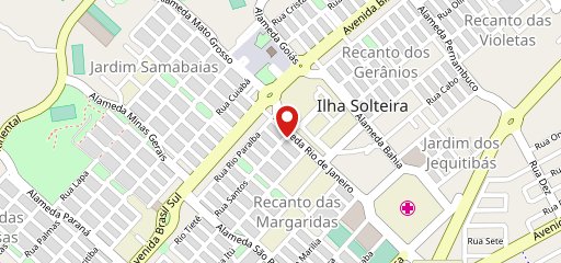 Mil Delícias restaurante no mapa