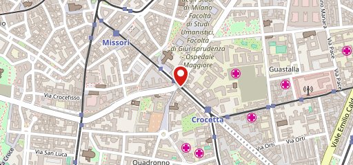 Milano Casa Curci Corso Di Porta Romana sur la carte