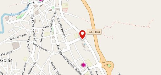 Minas Goiás no mapa