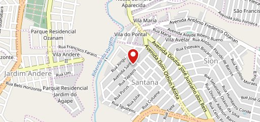 Minas Pizzaria no mapa