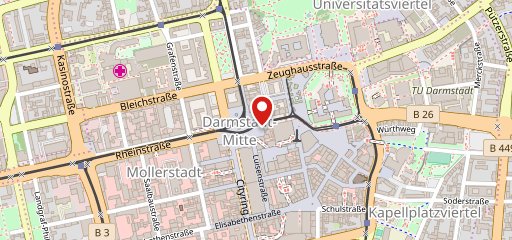 Café Mini Darmstadt sur la carte