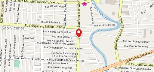 Mini Kalzone - São Vicente Itajaí no mapa