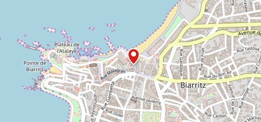 Miremont Bellevue restaurant Biarritz sur la carte