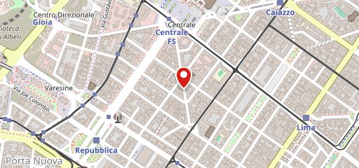 miscusi Milano Centrale sur la carte