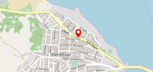 Мистрал Българска Национална Кухня Nessebar sur la carte