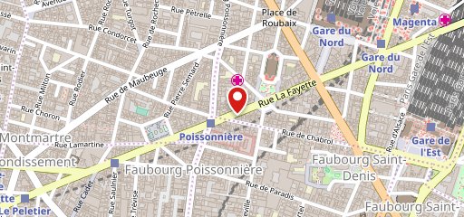 Asie Paris sur la carte