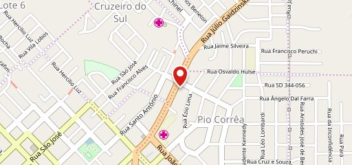 Módena Padaria no mapa