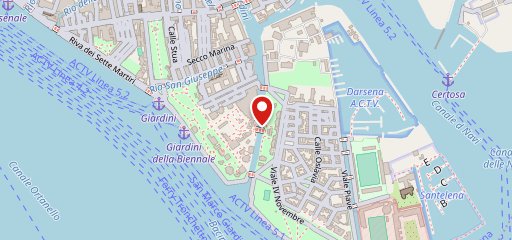 Molo di Venezia sulla mappa