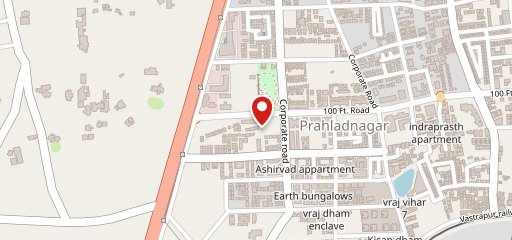 MOMOMAN Prahladnagar on map