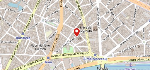 Monak Paris sur la carte