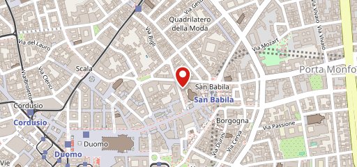 Mondadori Café sur la carte