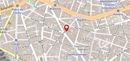 Monkey Pigalle sur la carte