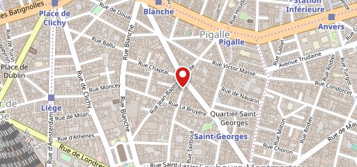 Monsieur Le Zinc Pigalle sur la carte