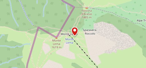 Ristorante Vetta Lema sulla mappa