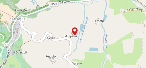 Monte Spada sulla mappa