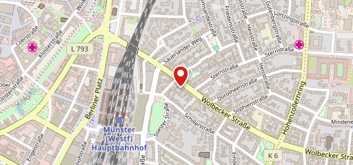 Montmartre - Münster sur la carte